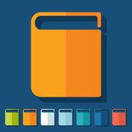 Flat design book N51