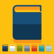 Flat design book N57