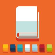 Flat design book N64