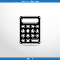 Vector calculator web icon