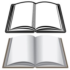 Two book icons