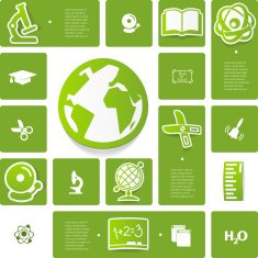 Education sticker infographic N11