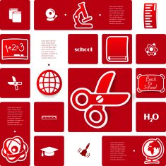 Education sticker infographic N12