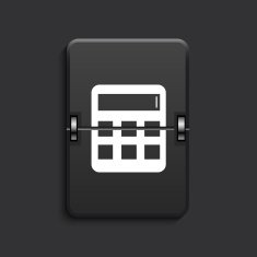 vector modern scoreboard black icon N5