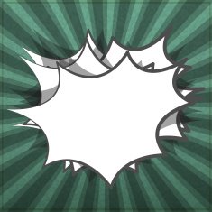 Bubbles Empty rays realistic black board in vector format N2