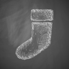 christmas sock icon N3