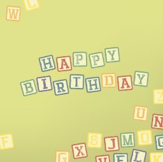 Happy Birthday card N136