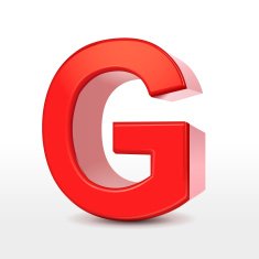 3d Red Letter G Free Image Download