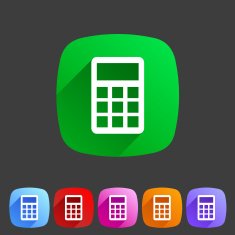calculator flat icon