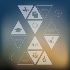 education infographic with unfocused background N47