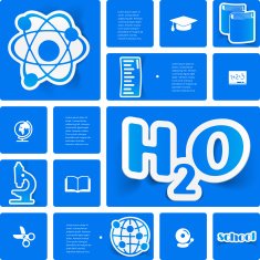 Education sticker infographic N78