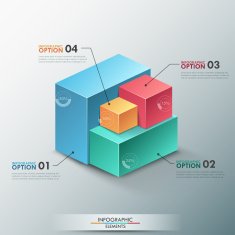 Modern infographics options banner N119