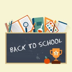 School items flat set N2