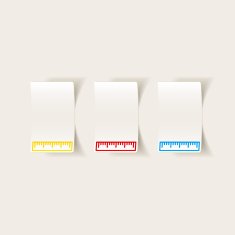 realistic design element ruler N4