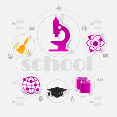 Education sticker infographic N91