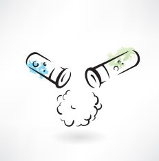 test-tube grunge icon