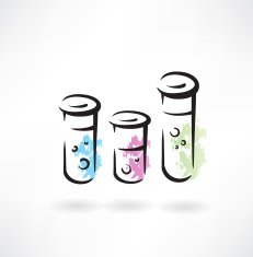 test-tube grunge icon N2