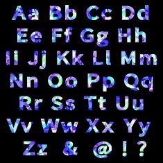 Vector Alphabet Set with geometrical pattern N4