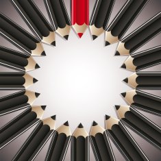 Pencils frame N2