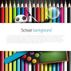 Colorful school background N6