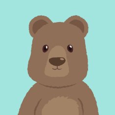 Bear Isolated Vector Illustration N2