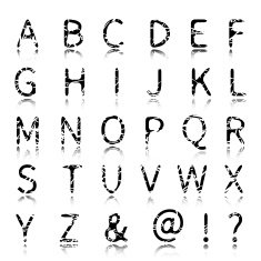 Alphabet full and Grunge