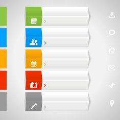 Modern design template for info graphics N6