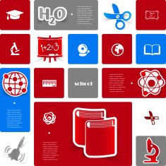 Education sticker infographic N123