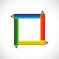 Color pencils frame N2