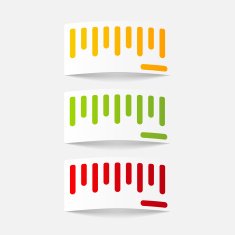 realistic design element ruler N17