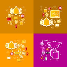 Education sticker infographic N153