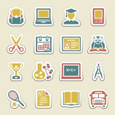 Education color icons N2