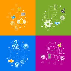 Education sticker infographic N182