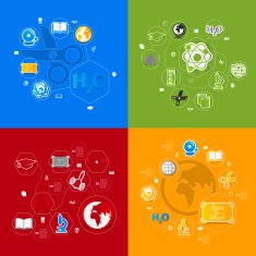 Education sticker infographic N204