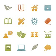 Education icons N120