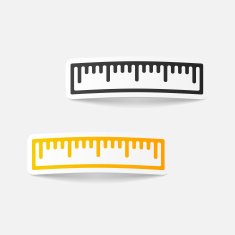 realistic design element ruler N62