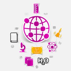 Education sticker infographic N214