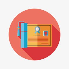 diploma flat icon with long shadow eps10 N20