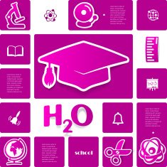 Education sticker infographic N238