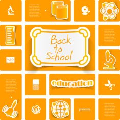 Education sticker infographic N246