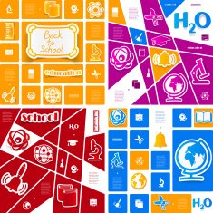 Education sticker infographic N253