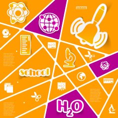 Education sticker infographic N256