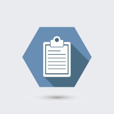 vector modern flat icon with long shadow N7