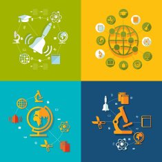Education flat infographic N34