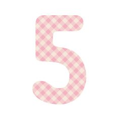 Pink squares pattern number five