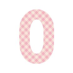 Pink squares pattern number zero