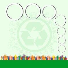 Go green concept Save world vector Illustration N5