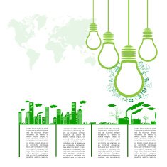 Go green concept Save world vector Illustration N7
