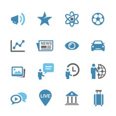 News Category Icons - Conc Series