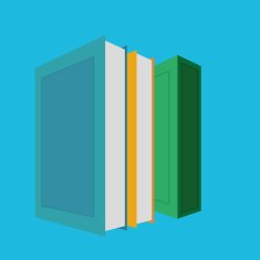 Group Of Colorful Books Illustration Isolated N4